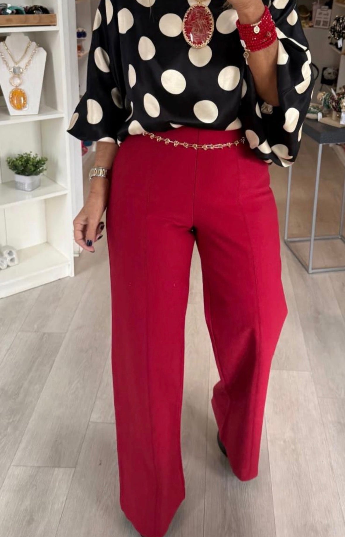 Pantalón rojo