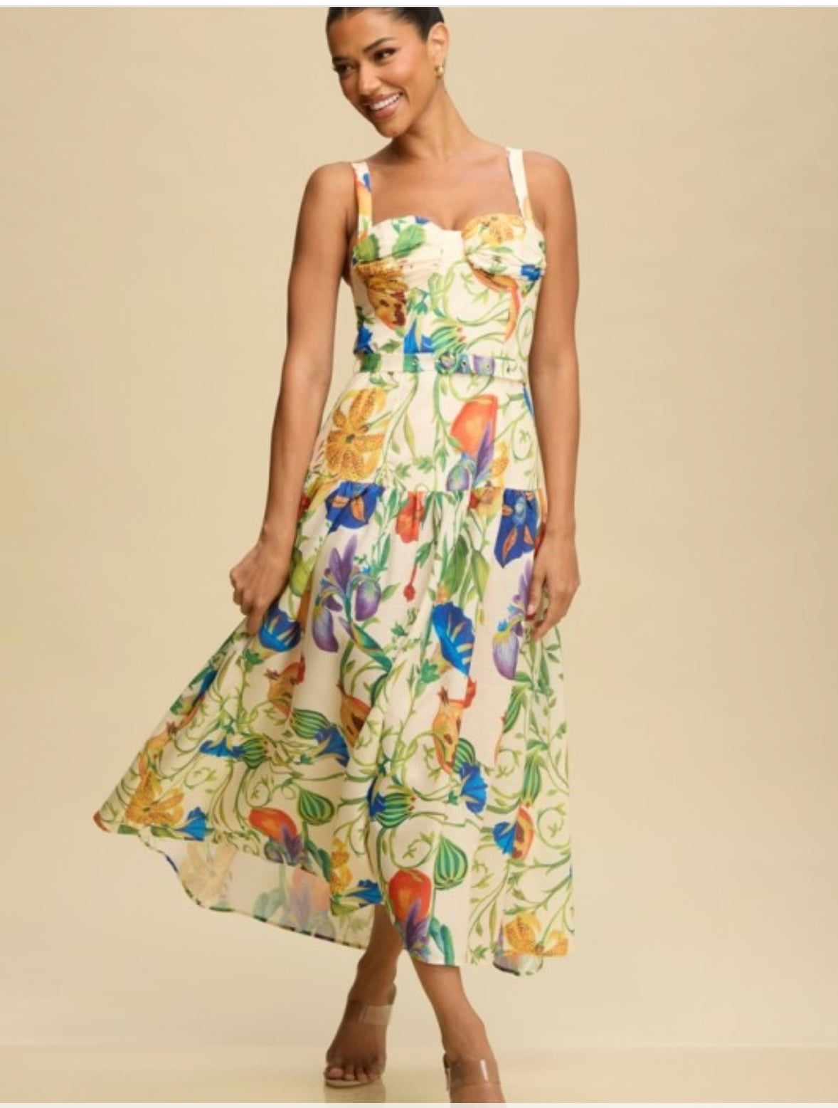 Vestido tropical