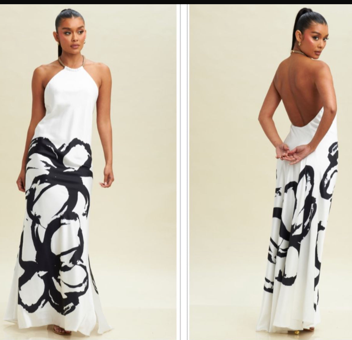 Chain maxi dress