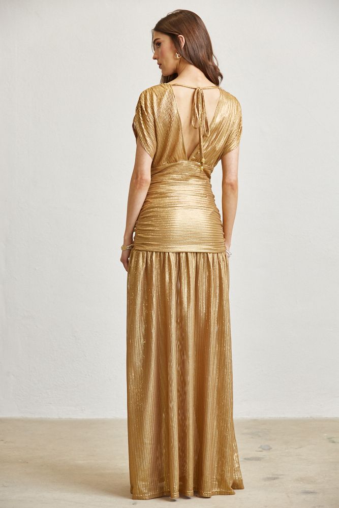 Gold dress