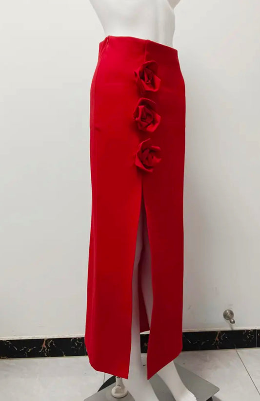 Red skirt