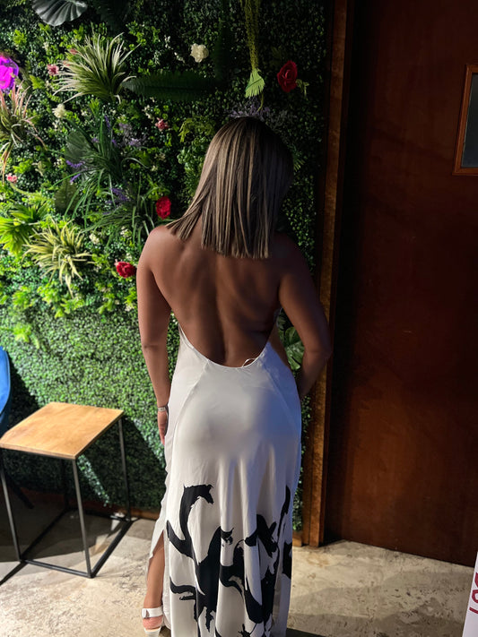 Chain maxi dress
