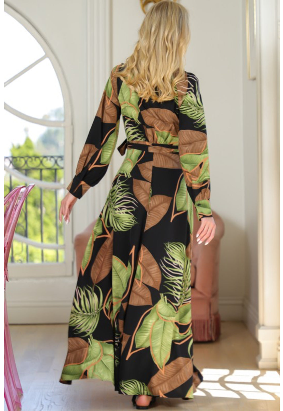 WRAP MAXI DRESS