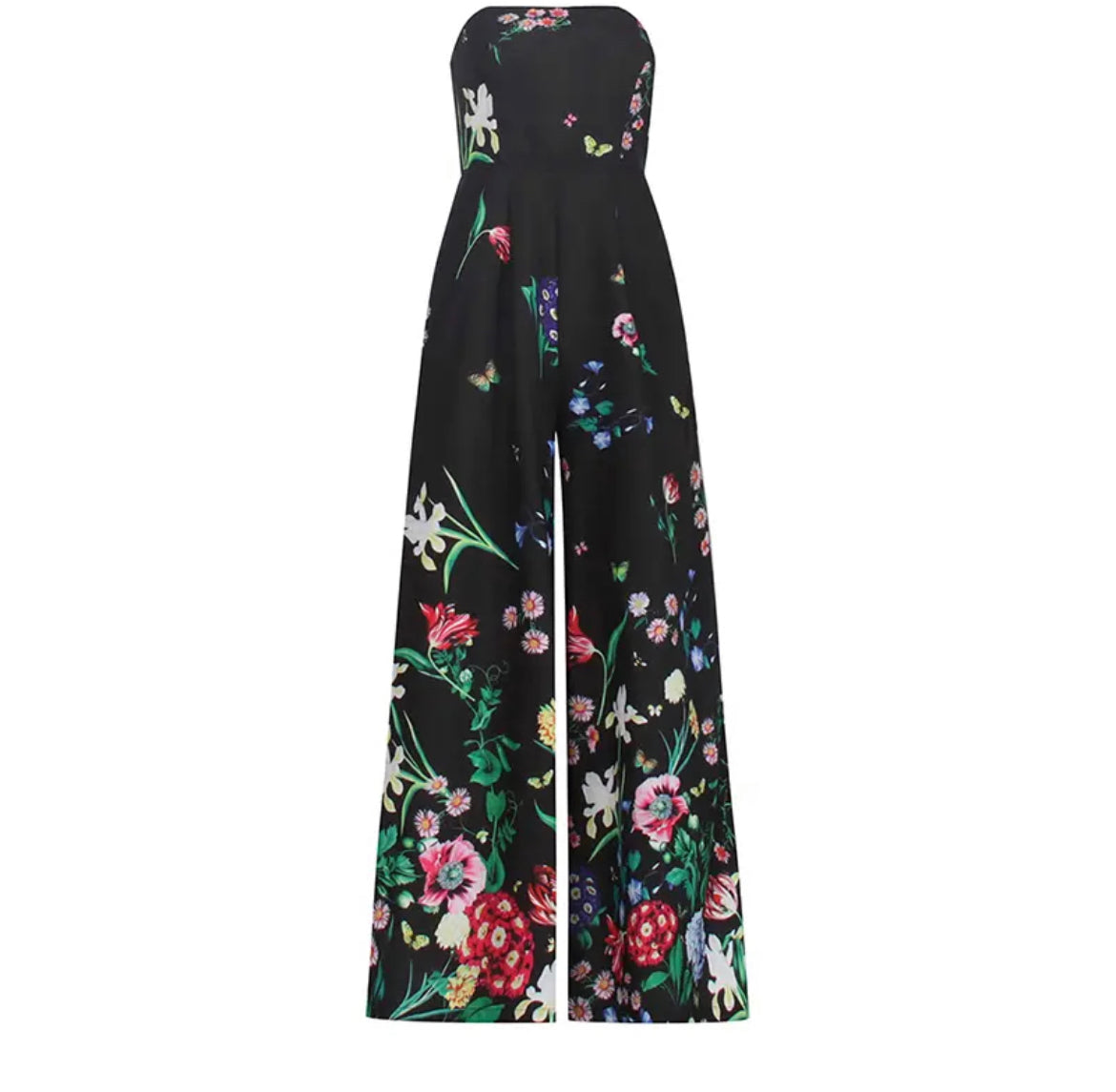 Dark Flowers Jumpsuit