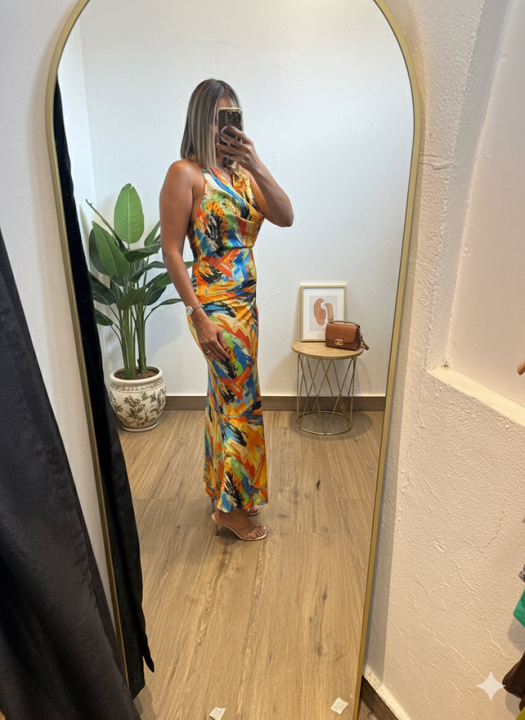 Vestido multi color