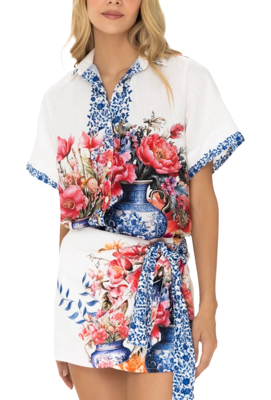 Falda estampada