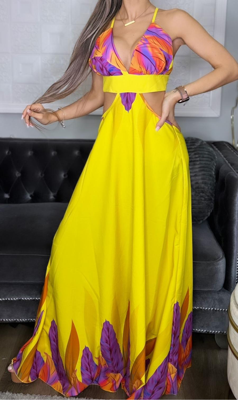 Plumas dress