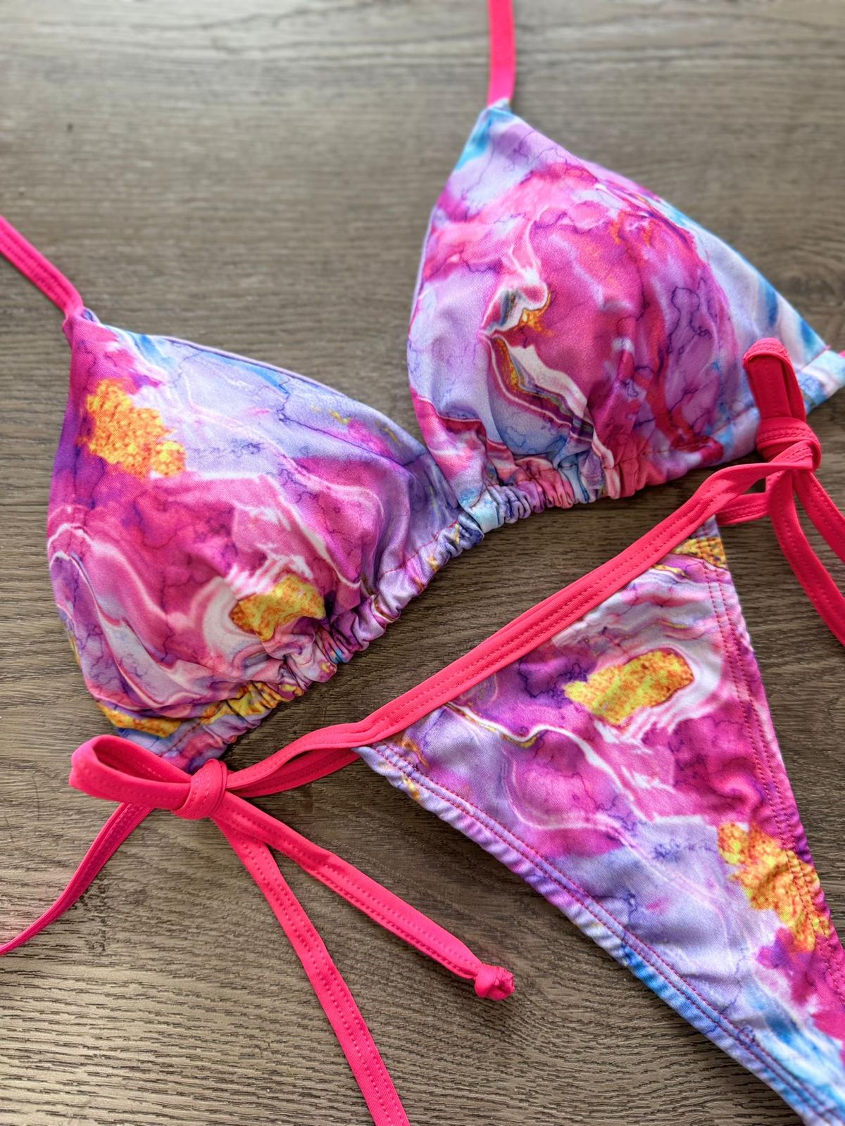 Pink bikini set