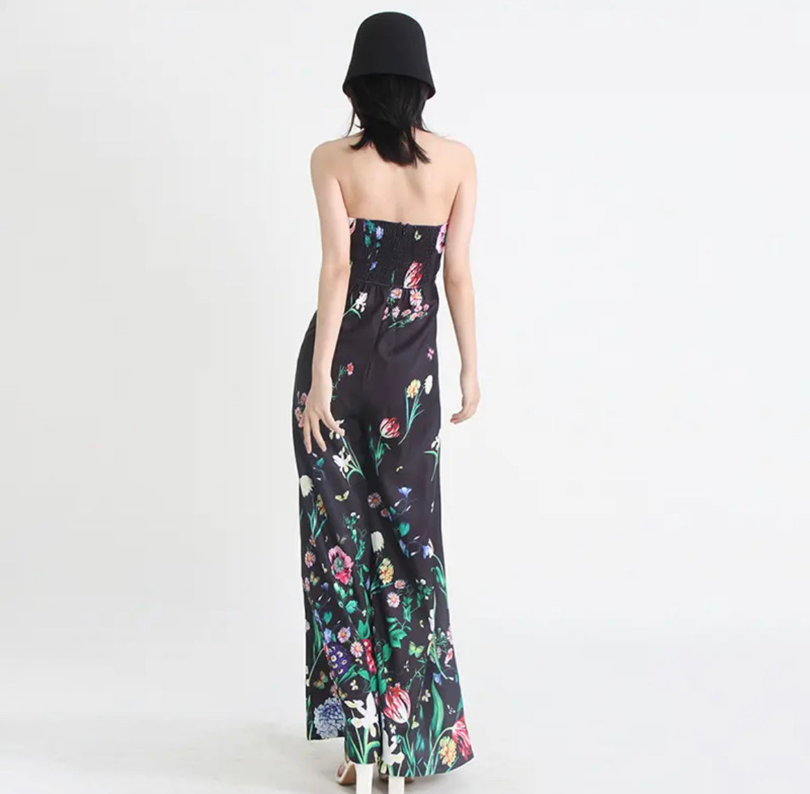 Dark Flowers Jumpsuit