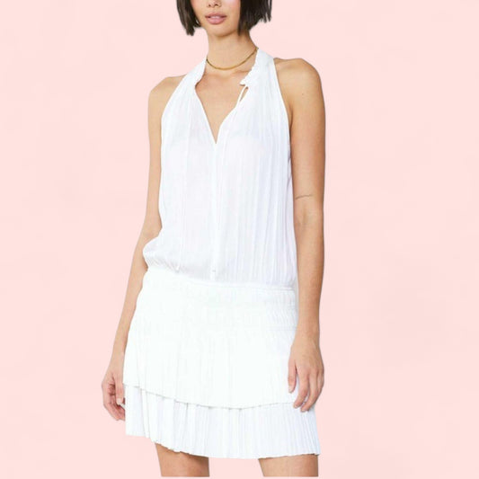 White mini dress