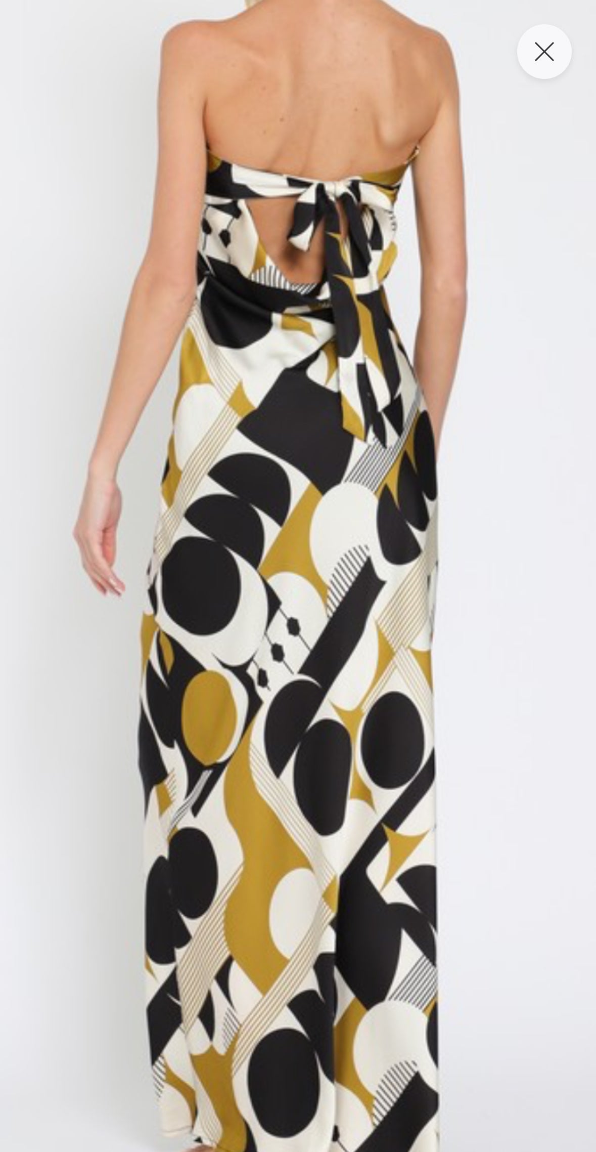 Vestido satinado