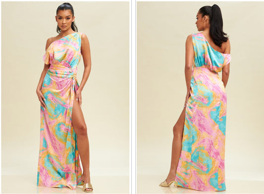 Satin dress