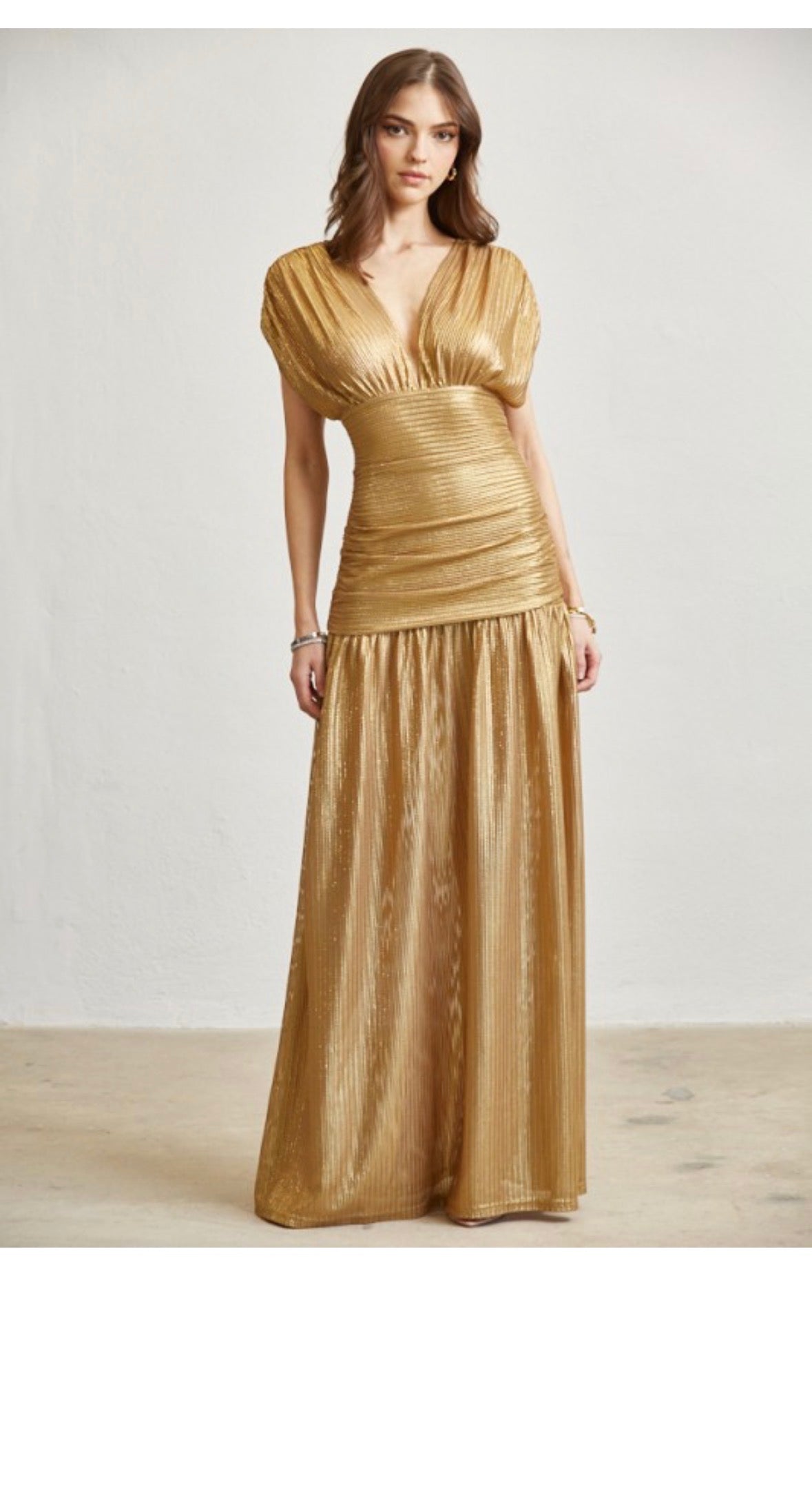 Gold dress